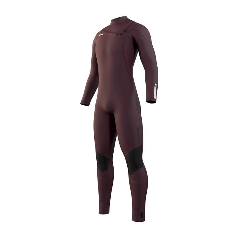 Mystic Marshall Superstretch FrontZip 5/3 - Mørk rød - Herre Våtdrakt